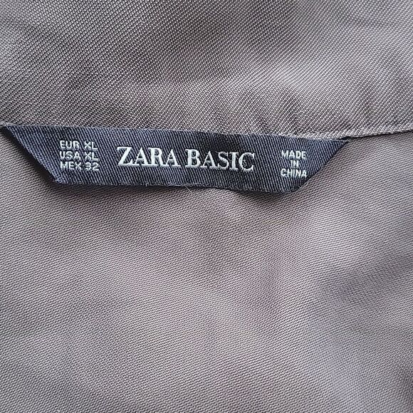 Zara Basic Women's Utility Jacket Size XL - Picture 7 of 10